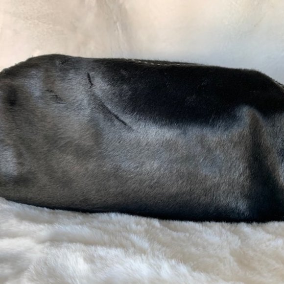 Antonio Melani Black Cowhide Leather HOBO - RARE - Picture 6 of 9